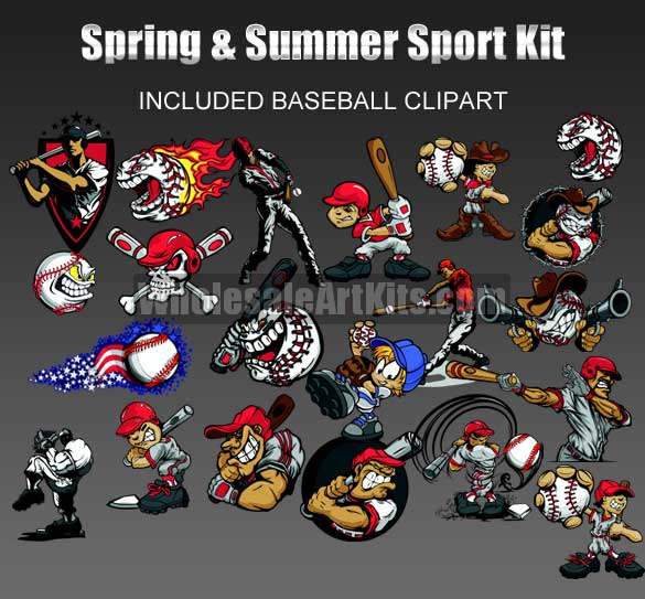 Spring and Summer Sport Kit (for Adobe Illustrator)