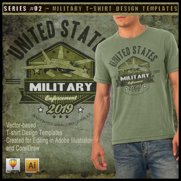 Military Art Kit Bundle for Adobe Illustrator