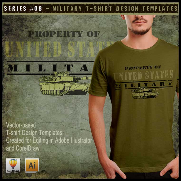 Military Art Kit Bundle for Adobe Illustrator