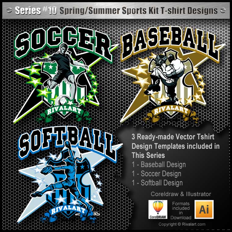 Spring and Summer Sport Kit (for Adobe Illustrator)