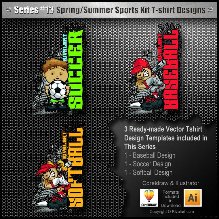 Spring and Summer Sport Kit (for Adobe Illustrator)