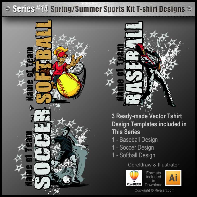 Spring and Summer Sport Kit (for Adobe Illustrator)