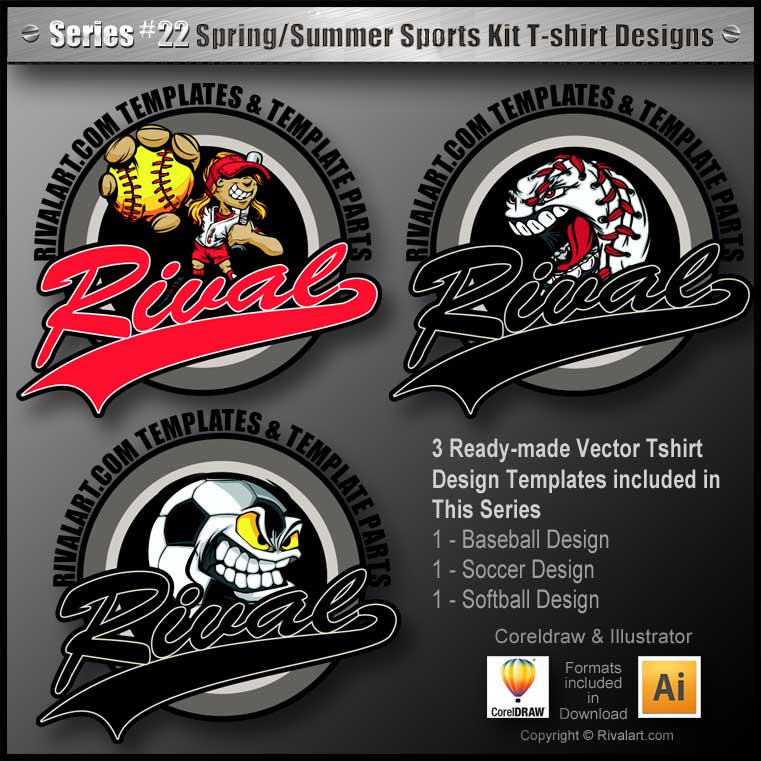 Spring and Summer Sport Kit (for Adobe Illustrator)