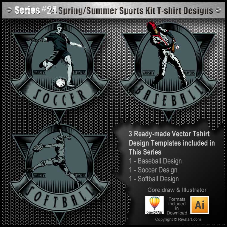 Spring and Summer Sport Kit (for Adobe Illustrator)