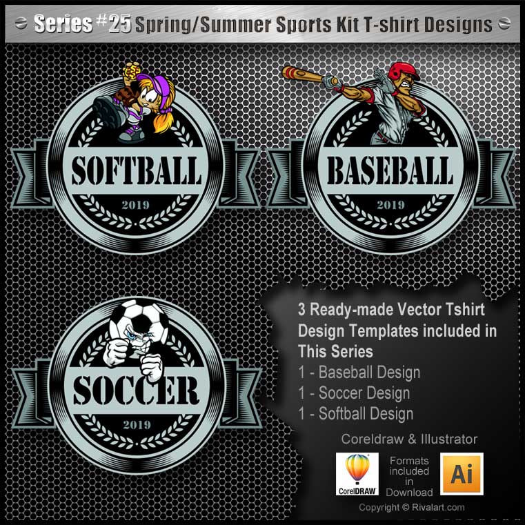 Spring and Summer Sport Kit (for Adobe Illustrator)