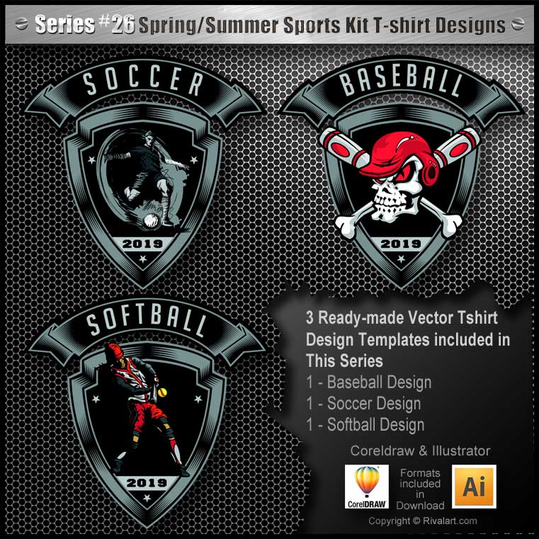 Spring and Summer Sport Kit (for Adobe Illustrator)