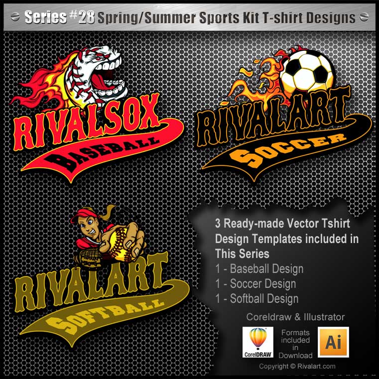 Spring and Summer Sport Kit (for Adobe Illustrator)