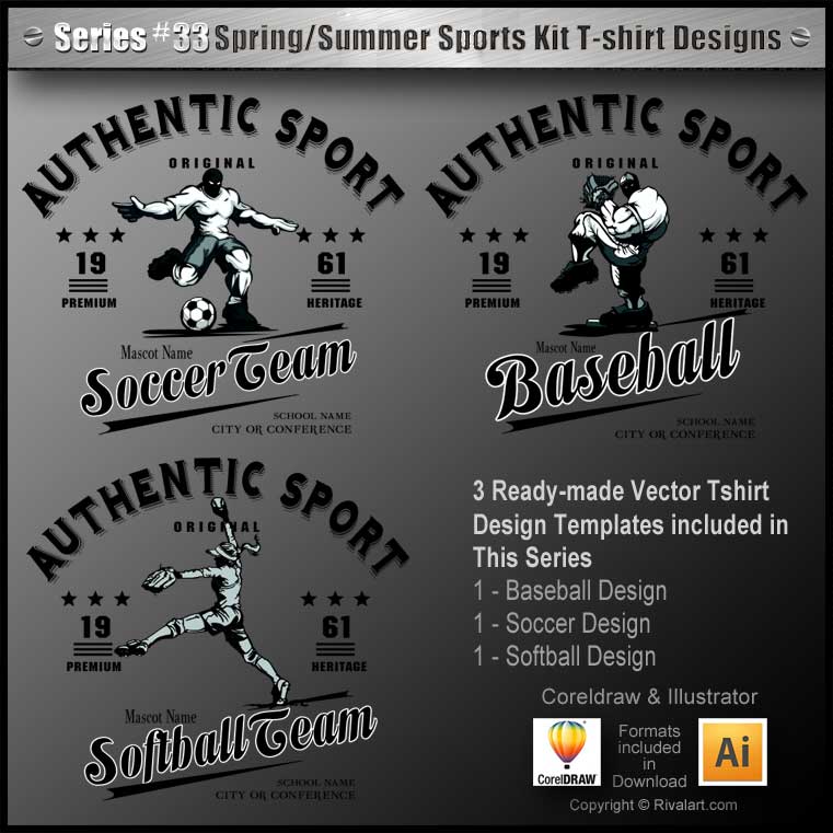 Spring and Summer Sport Kit (for Adobe Illustrator)