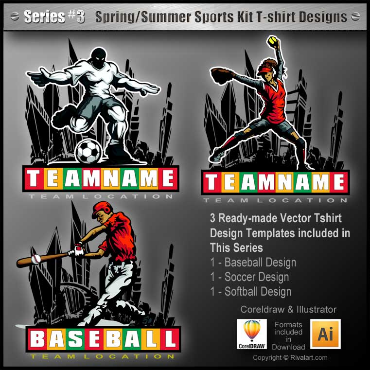 Spring and Summer Sport Kit (for Adobe Illustrator)