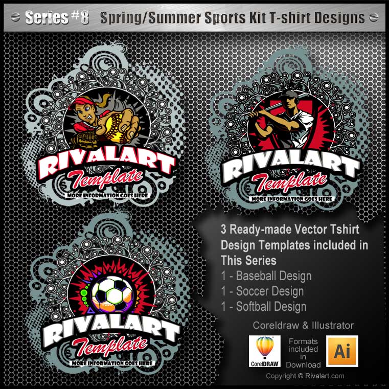 Spring and Summer Sport Kit (for Adobe Illustrator)