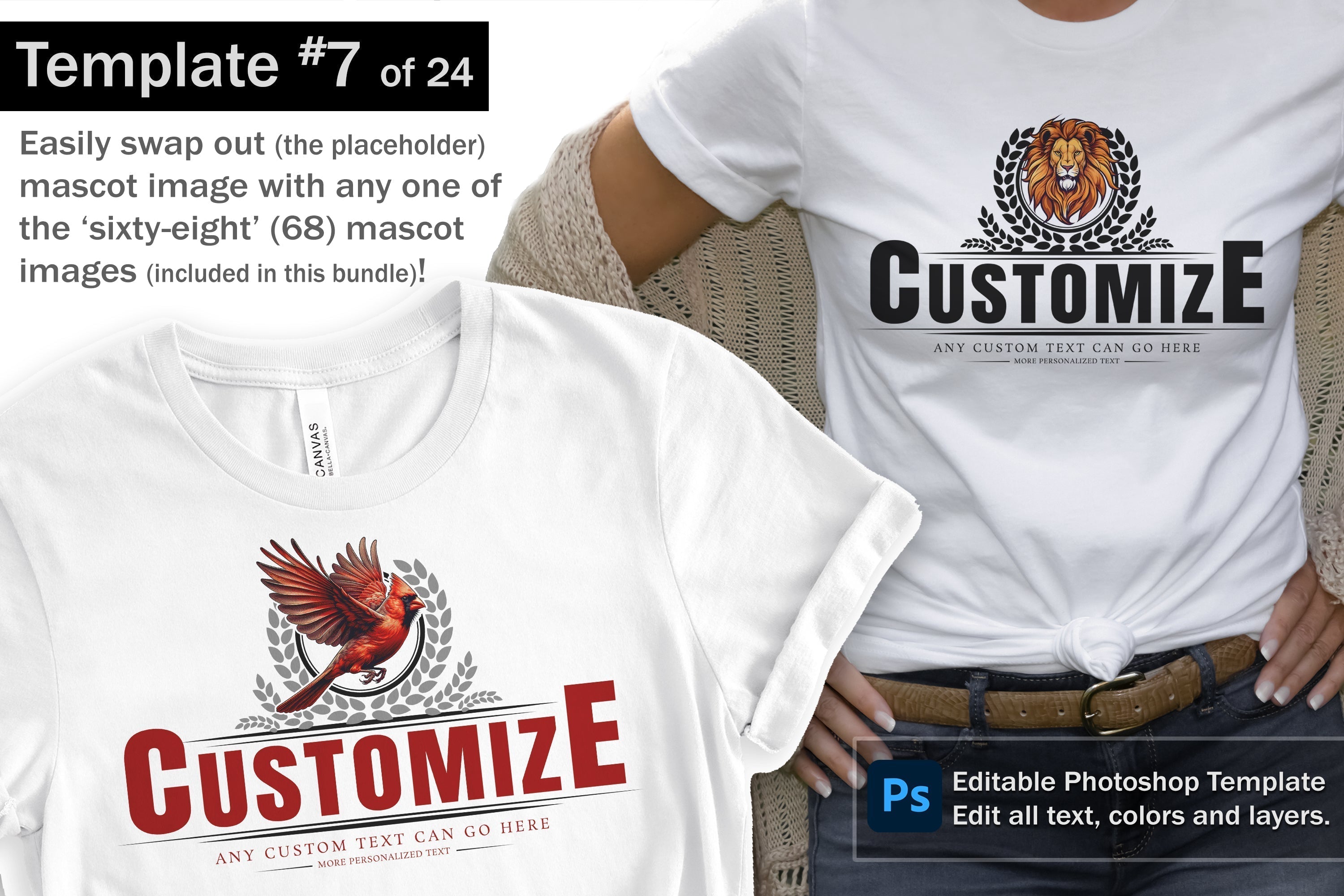 Spartan Logo and DIY T-shirt Design Bundle