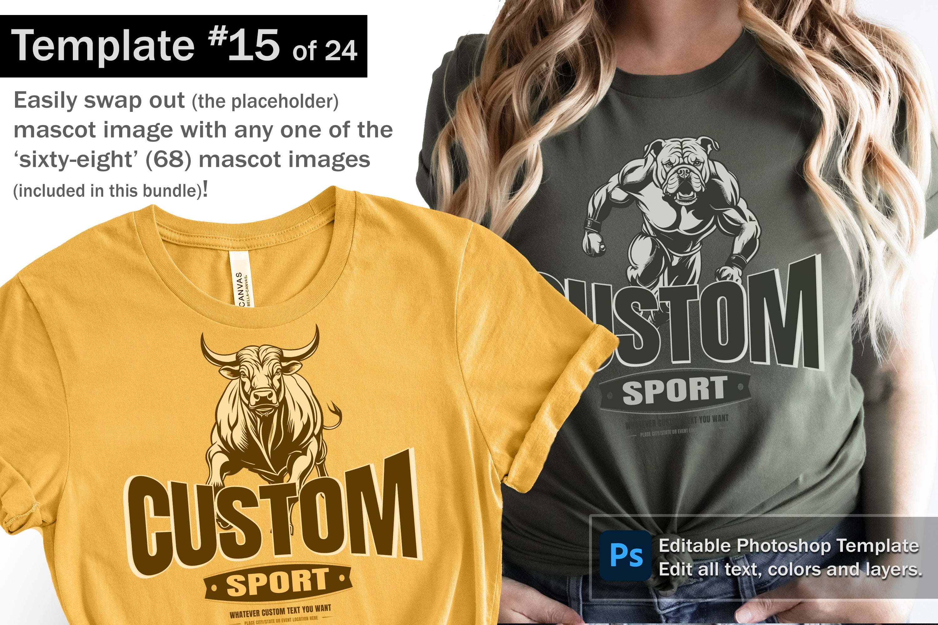 Knight Logo and DIY T-shirt Design Bundle