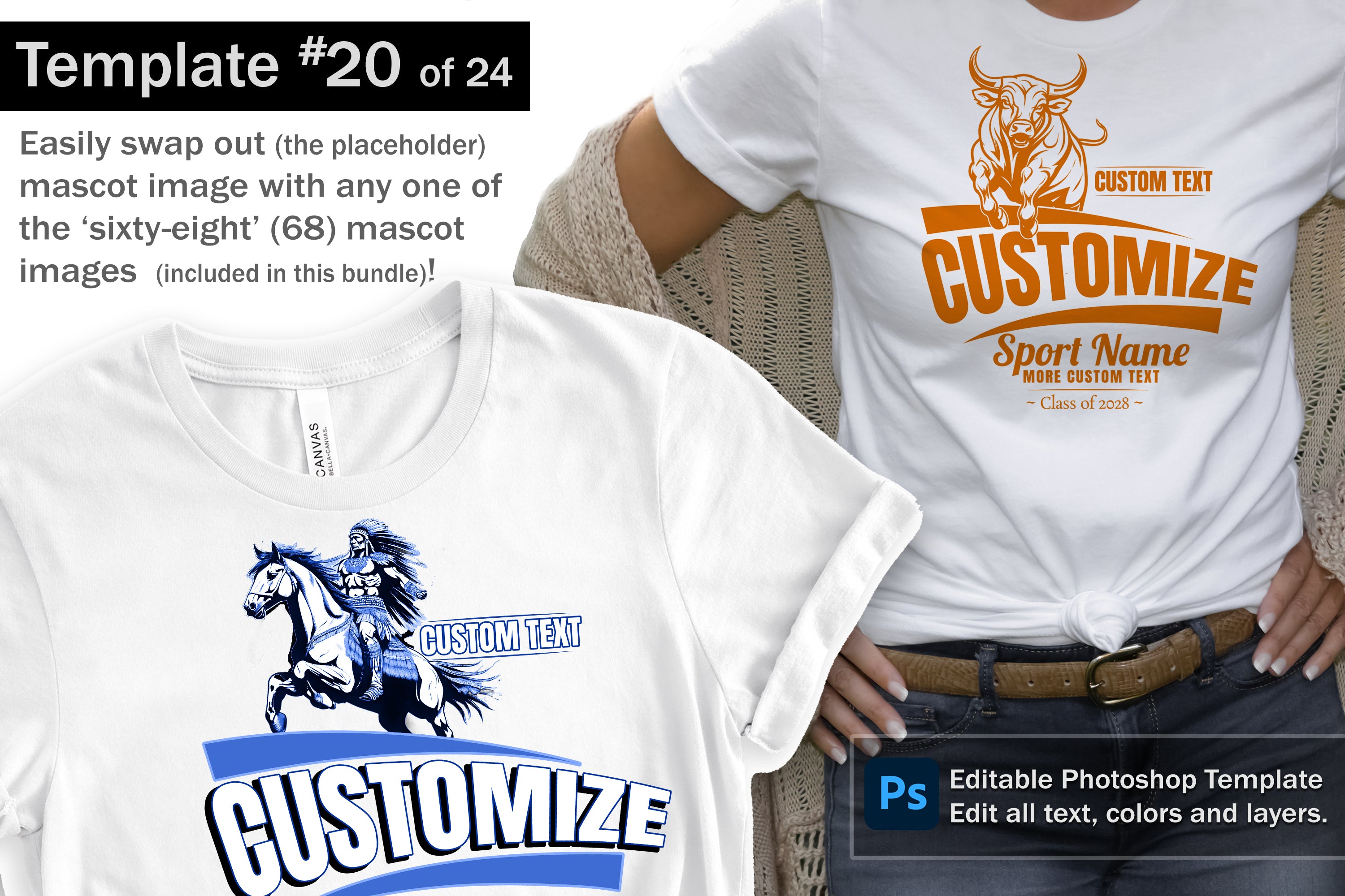 Wildcat Logo and DIY T-shirt Design Bundle