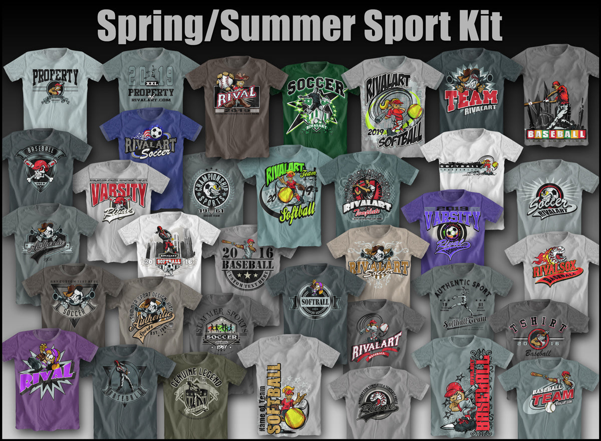 Spring and Summer Sport Kit (for Adobe Illustrator)