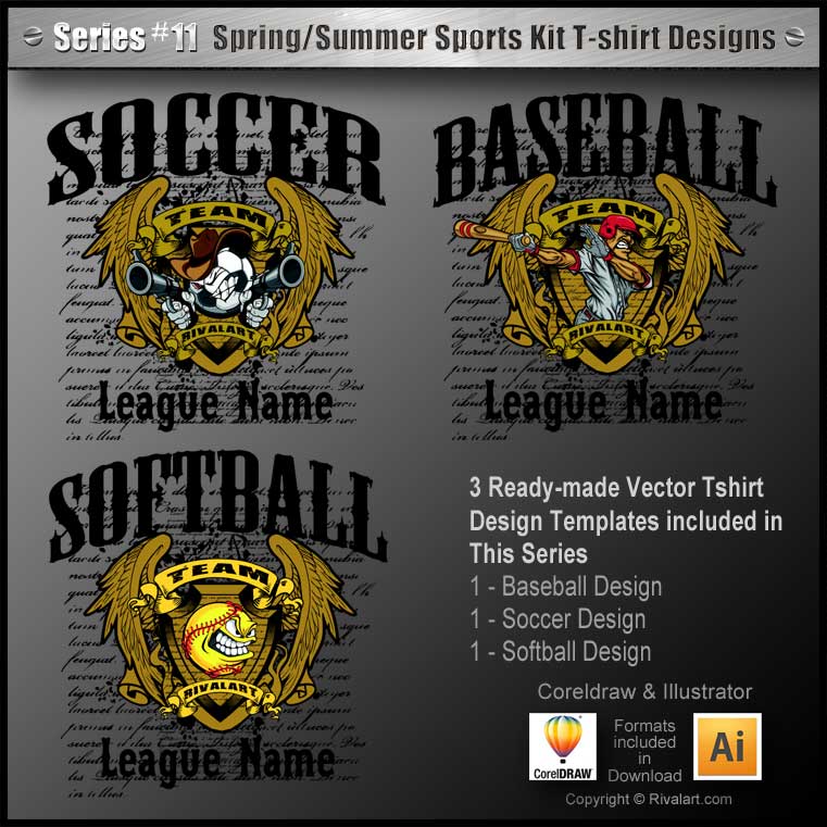 Spring and Summer Sport Kit (for CorelDraw)