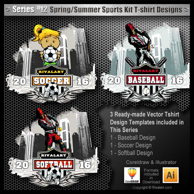 Spring and Summer Sport Kit (for CorelDraw)