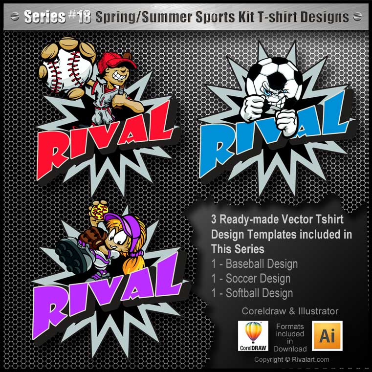 Spring and Summer Sport Kit (for CorelDraw)