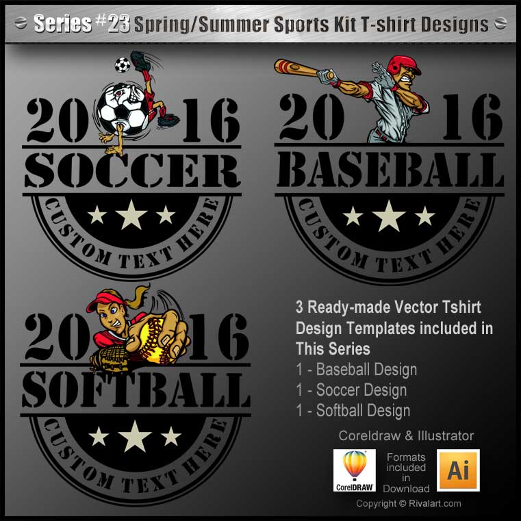 Spring and Summer Sport Kit (for CorelDraw)