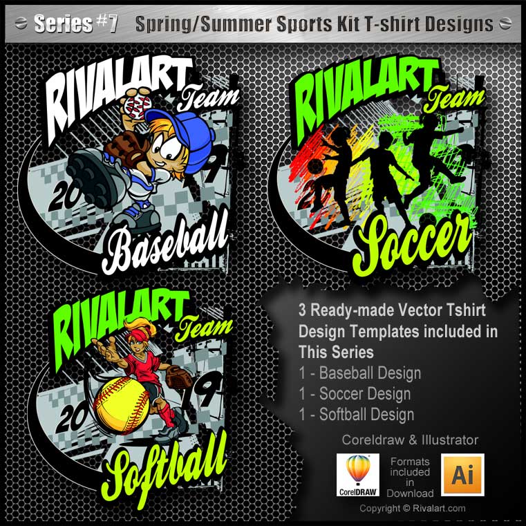 Spring and Summer Sport Kit (for CorelDraw)