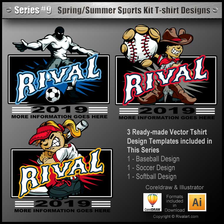 Spring and Summer Sport Kit (for CorelDraw)