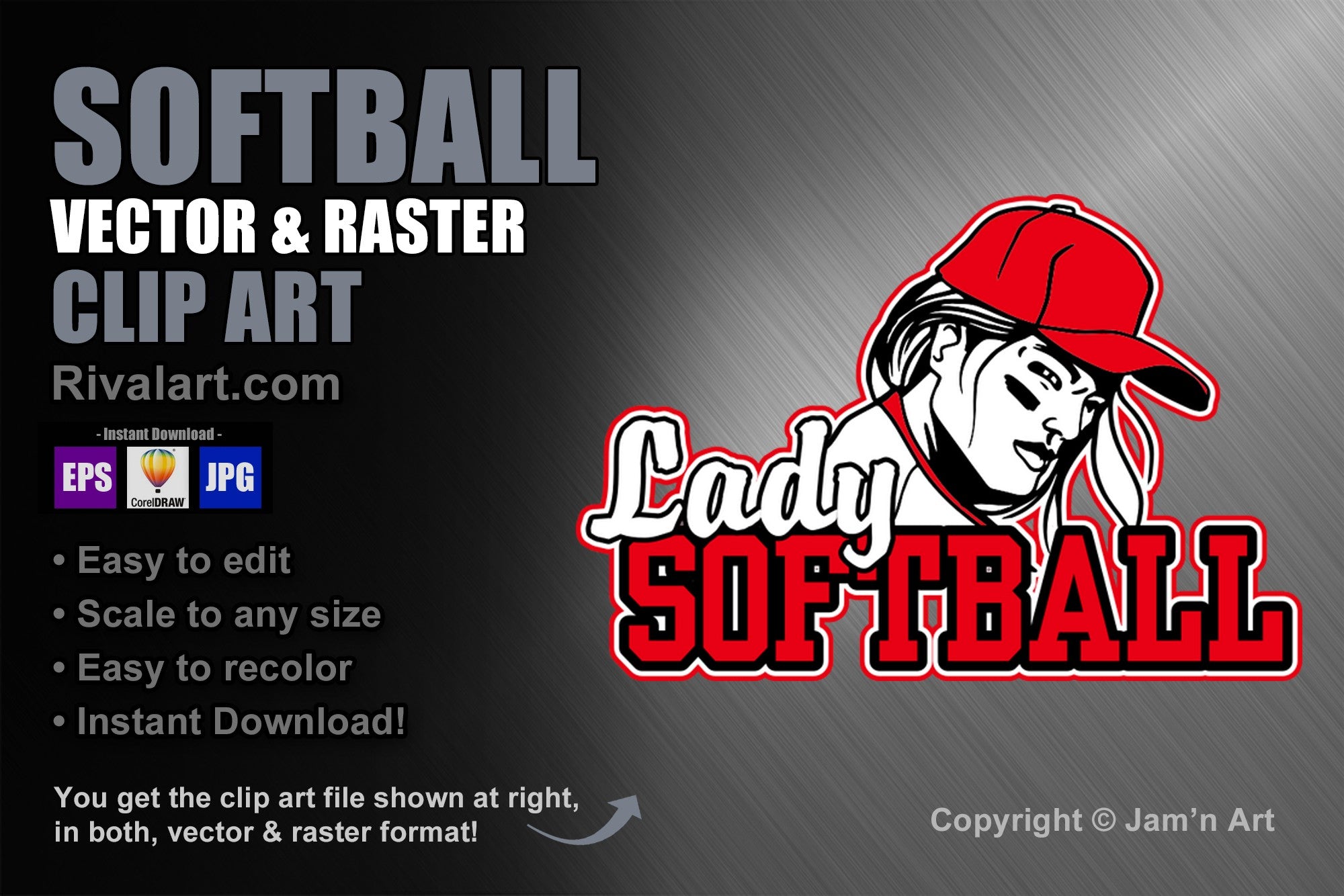 softball logos clip art