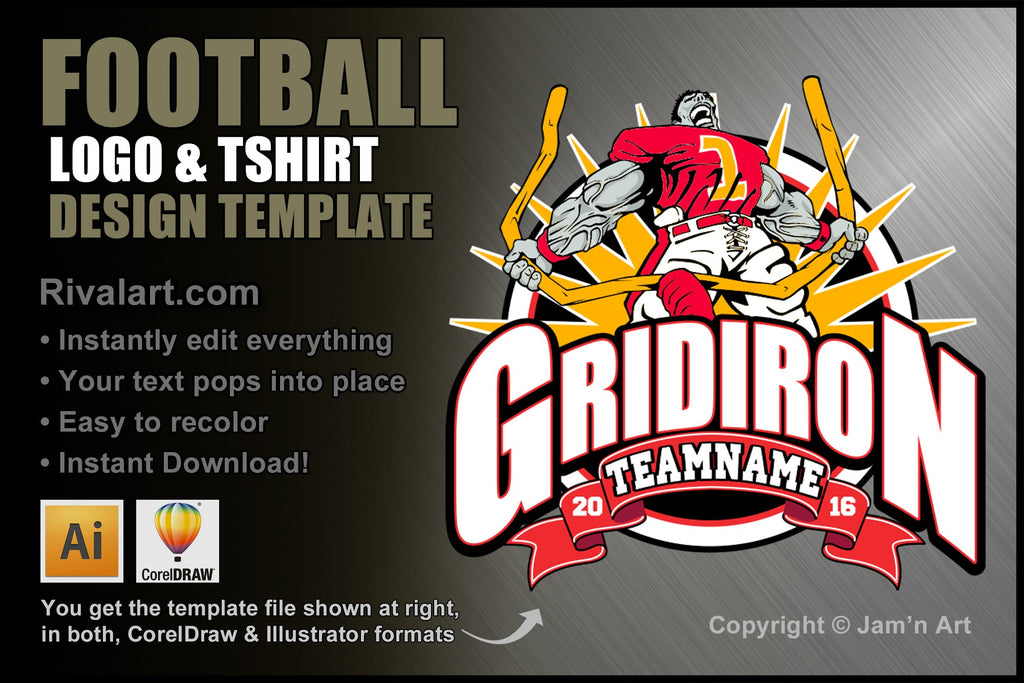 football t shirt design