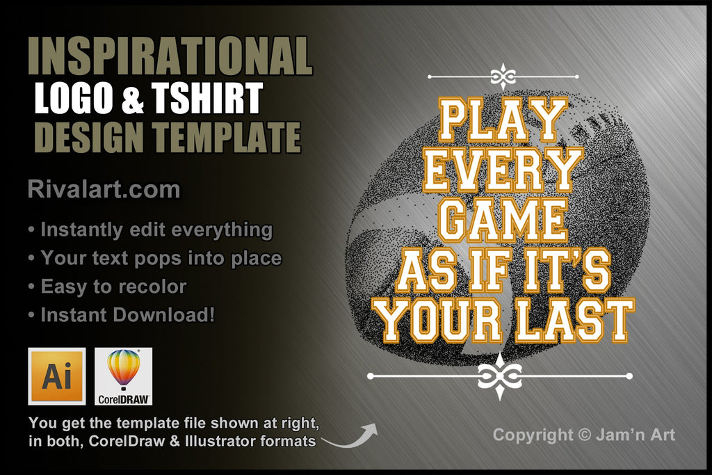 Football Tshirt Graphic Design Template 库存矢量图（免版税）2192890239