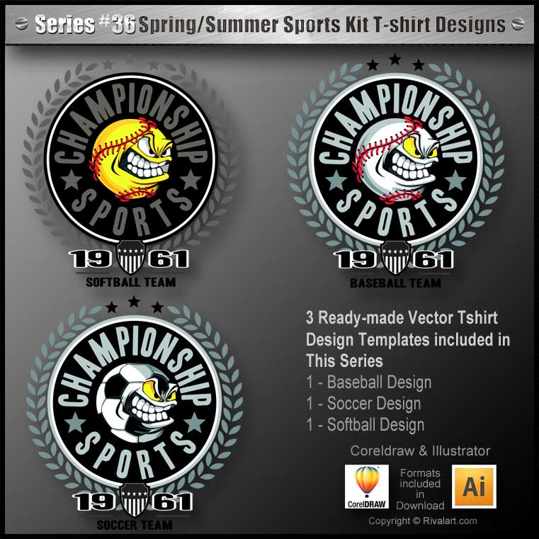 Spring and Summer Sport Kit (for CorelDraw)