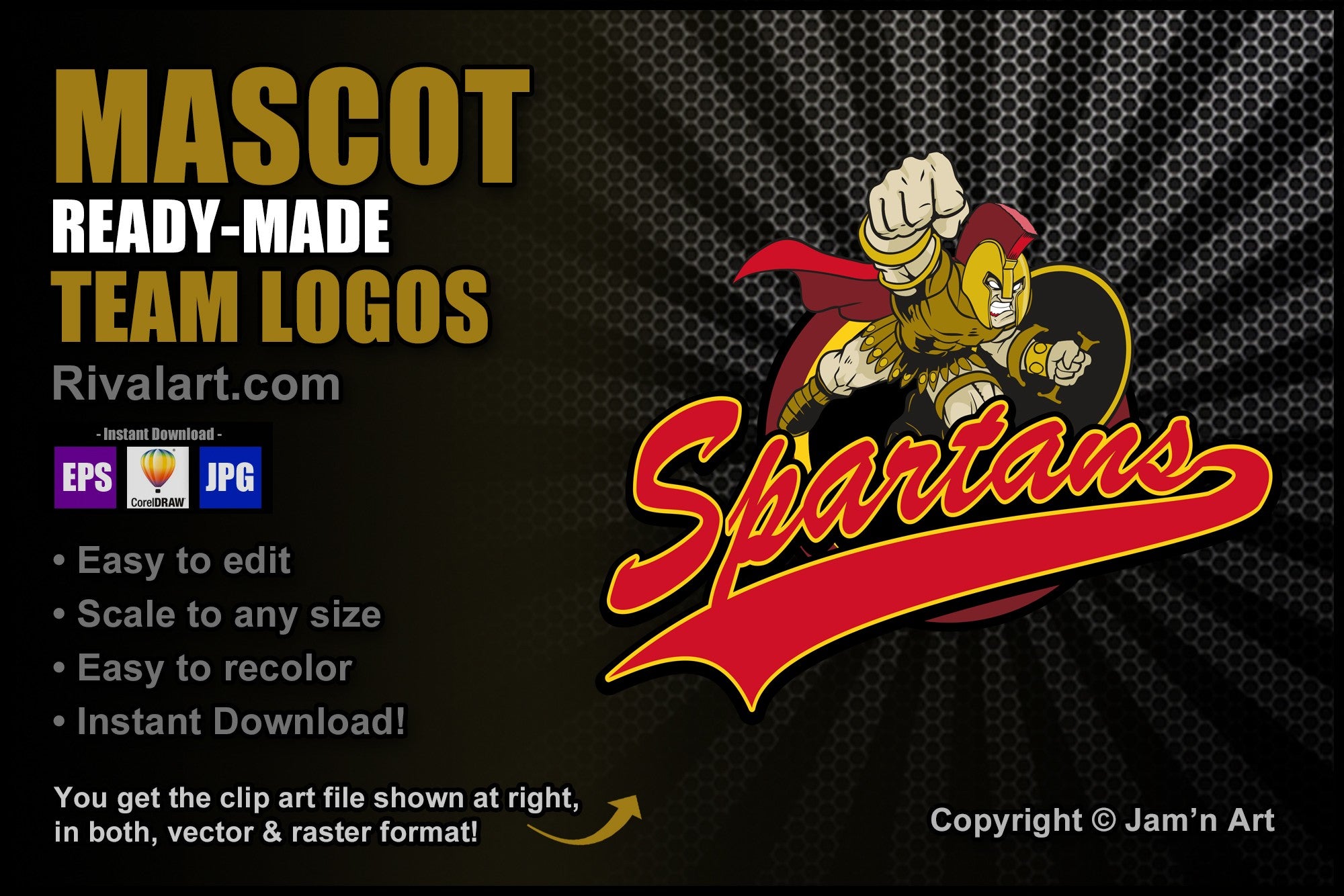 spartan logos clip art