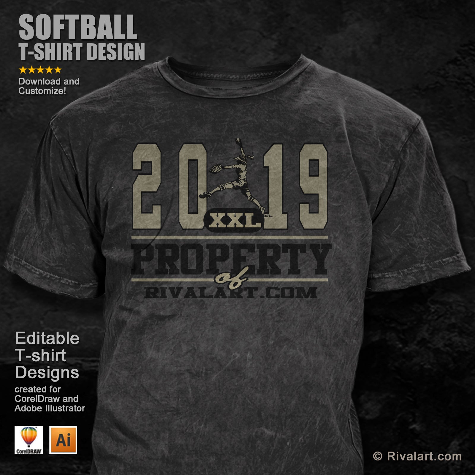 Baseball-Softball Tigers T shirt design Bundle - So Fontsy