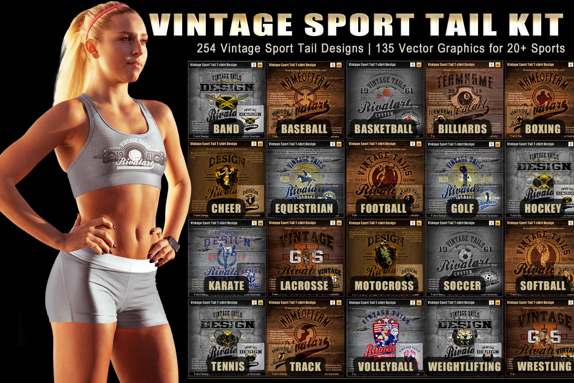Vintage Sport Tails Kit